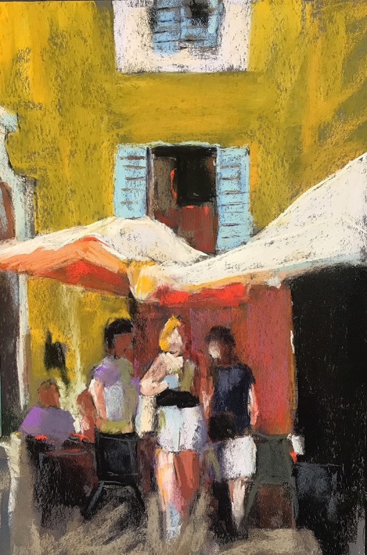 Across from the Pantheon I by artist Neva Rossi Smoll